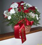 Nice Red and White Basket